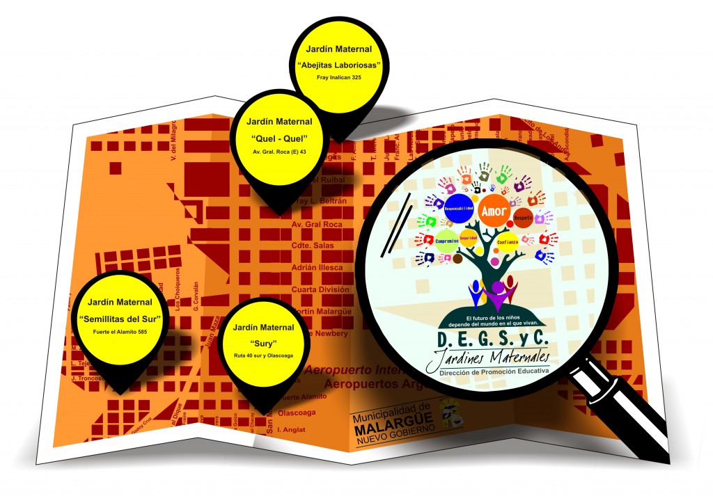 Jardines Maternales mapa